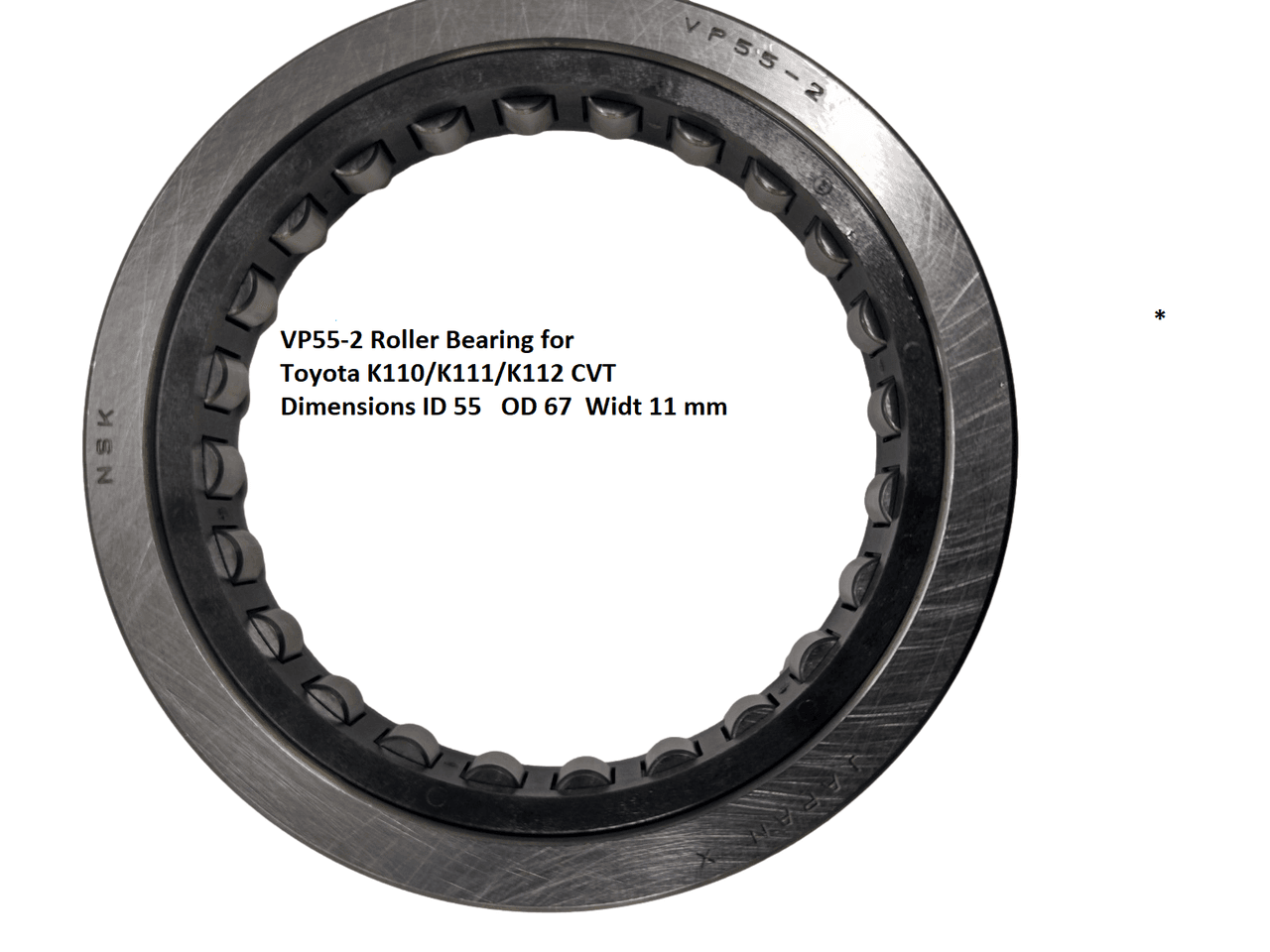 Toyota K110 Idler Roller Bearing